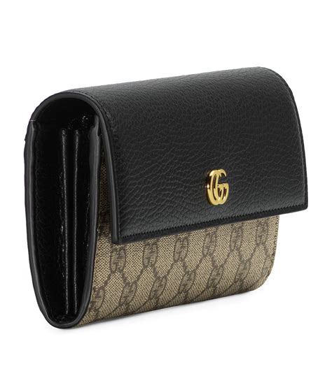 gucci textured-leather continental wallet.|Gucci authentic wallet.